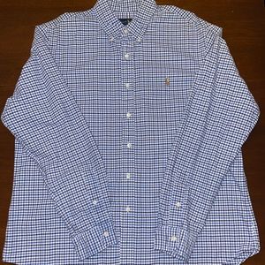 Polo Ralph Lauren Button Down (Blue Plaid)
